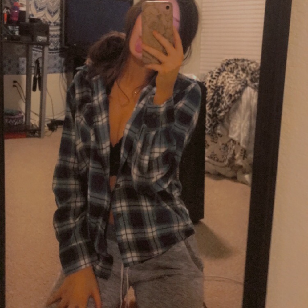 Blue flannel